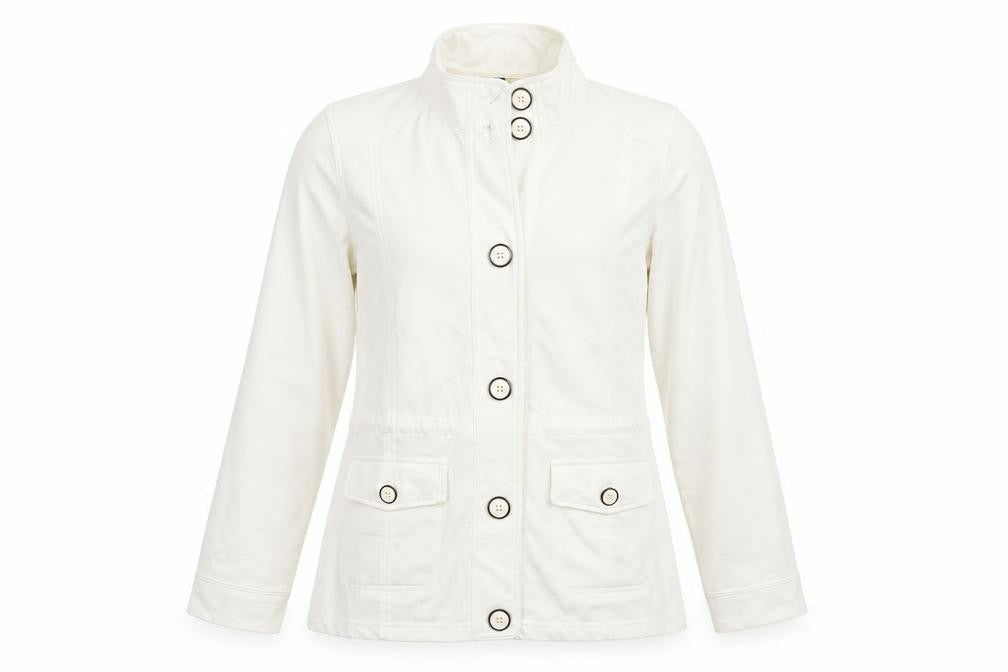 Bonmarché Womens White   Jacket  Size M