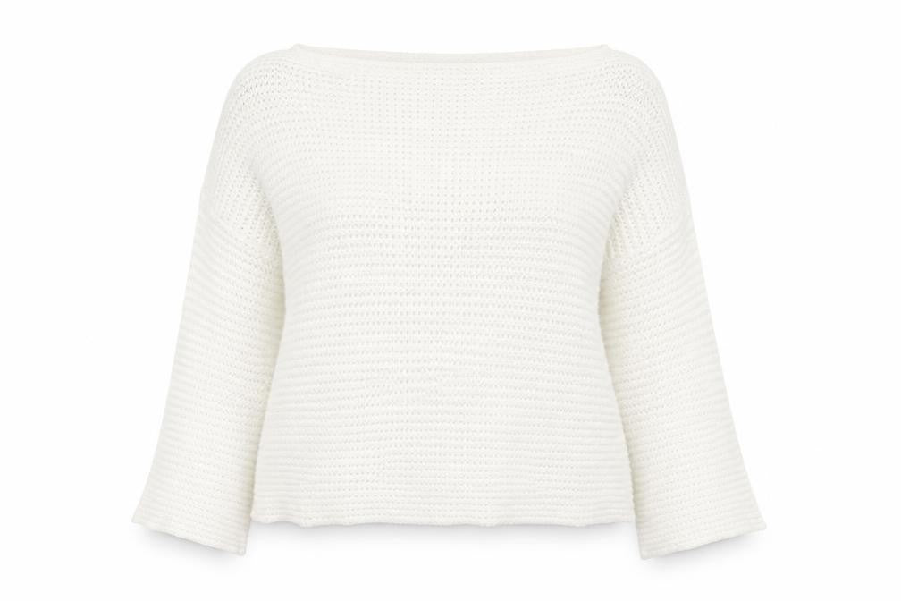 Pull&Bear Womens White   Pullover Jumper Size M