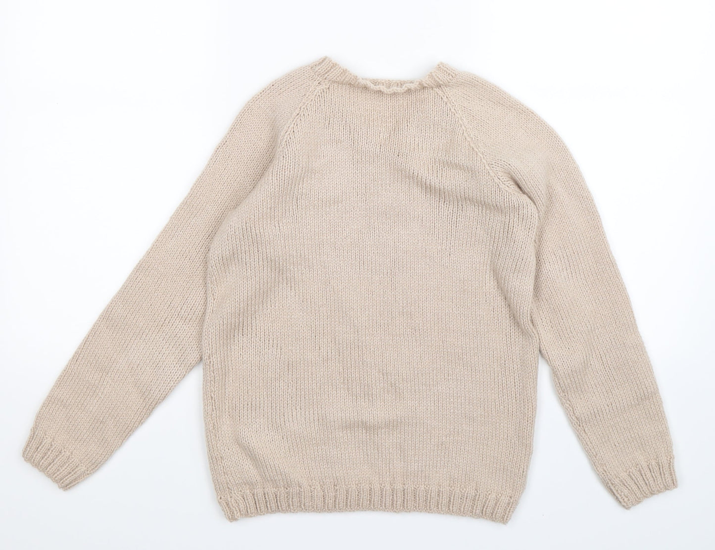 Preworn Womens Grey  Knit Pullover Jumper Size 8