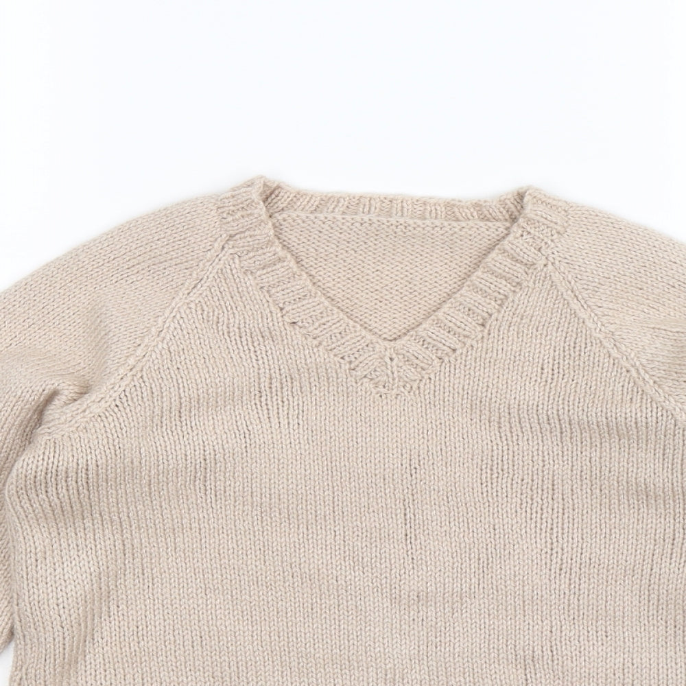 Preworn Womens Grey  Knit Pullover Jumper Size 8