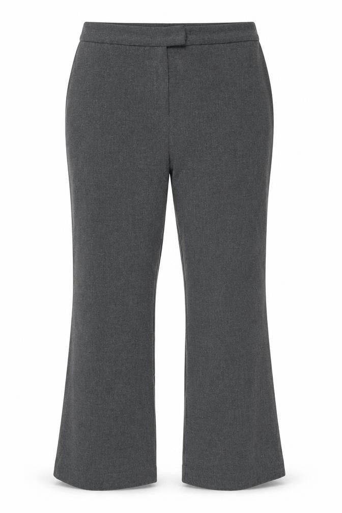 Front view of Glamorous women’s grey trousers, size UK 18, 27-inch leg