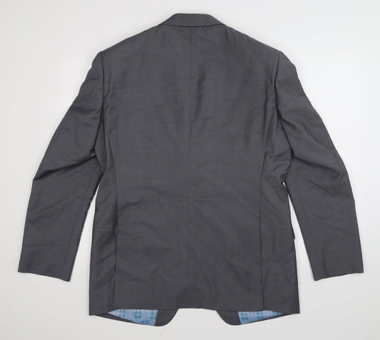 Marks and Spencer Mens Grey   Jacket Suit Jacket Size 42