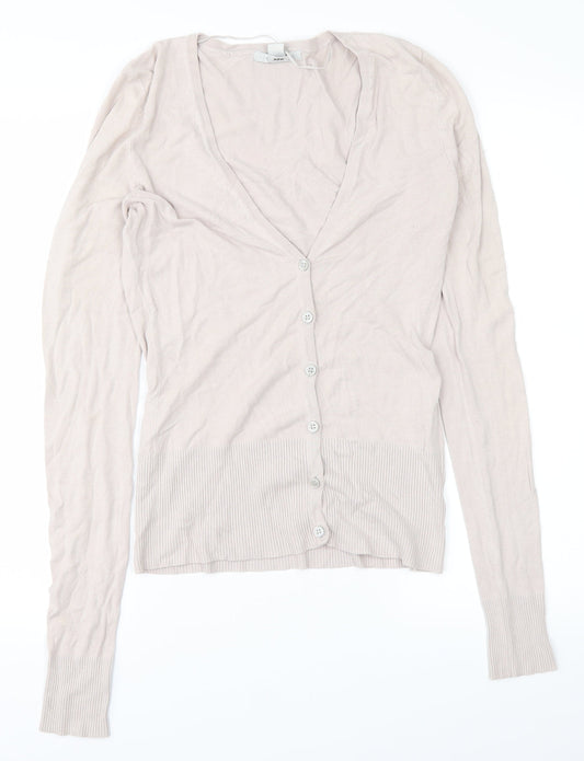H&M Womens Grey   Basic Blouse Size 6
