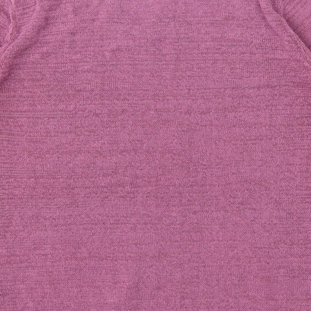 Berkertex Womens Purple   Basic T-Shirt Size 10