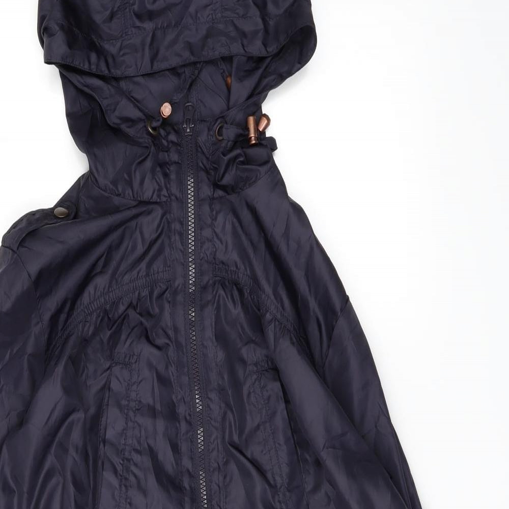 New Look Womens Purple   Windbreaker Coat Size 10