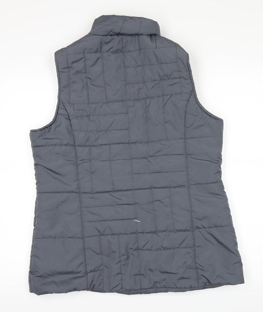 fabrizio Womens Blue   Puffer Jacket Waistcoat Size M