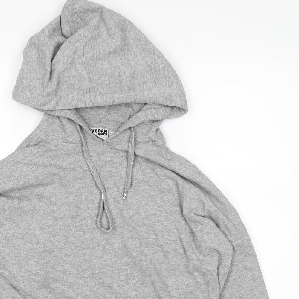 Urban Classics Womens Grey   Pullover Hoodie Size S