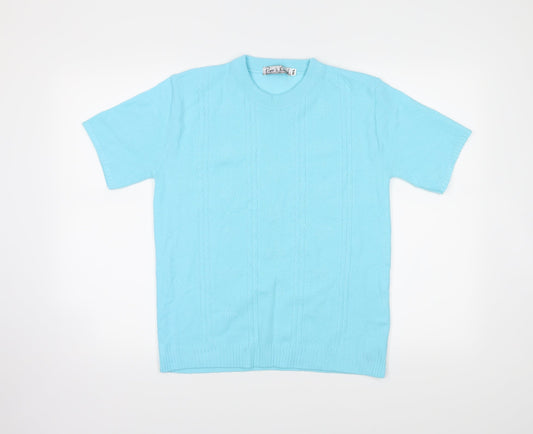Pure & Natural Womens Blue   Basic T-Shirt Size M