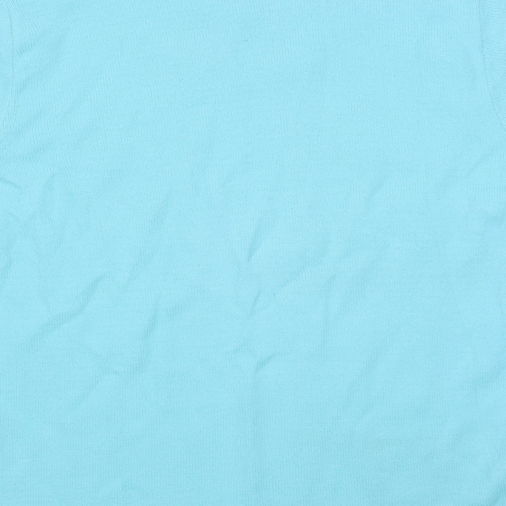 Pure & Natural Womens Blue   Basic T-Shirt Size M