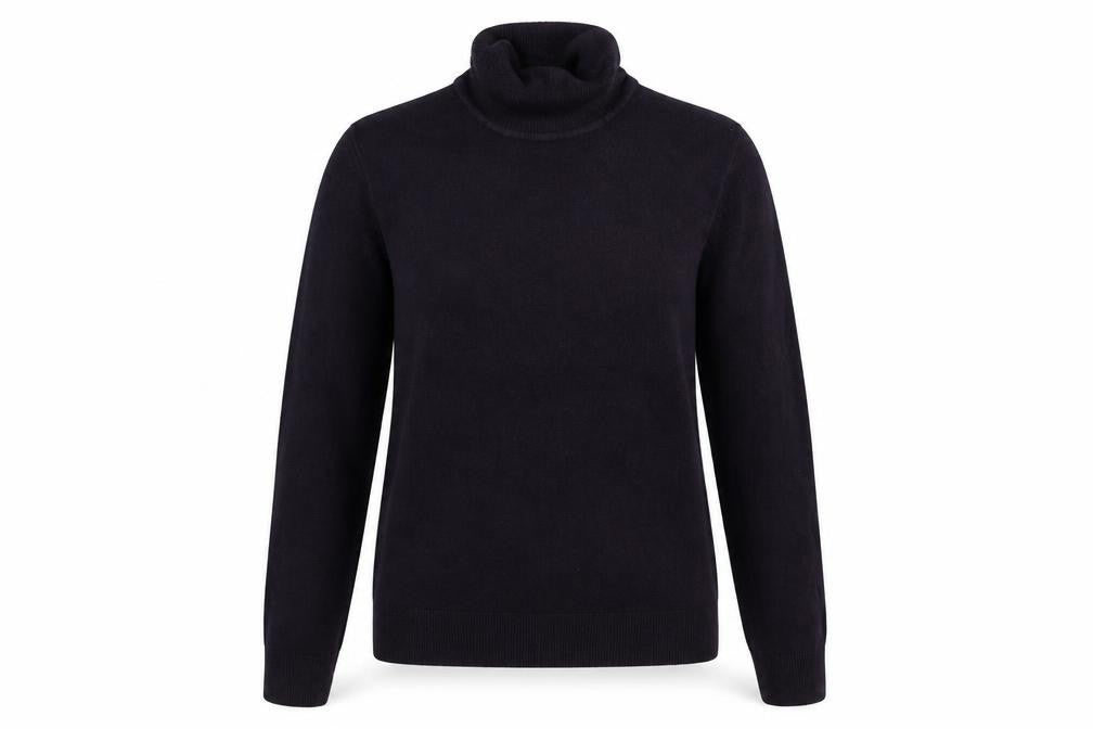 Front view of D-PROJECT women’s purple knit jumper, size M