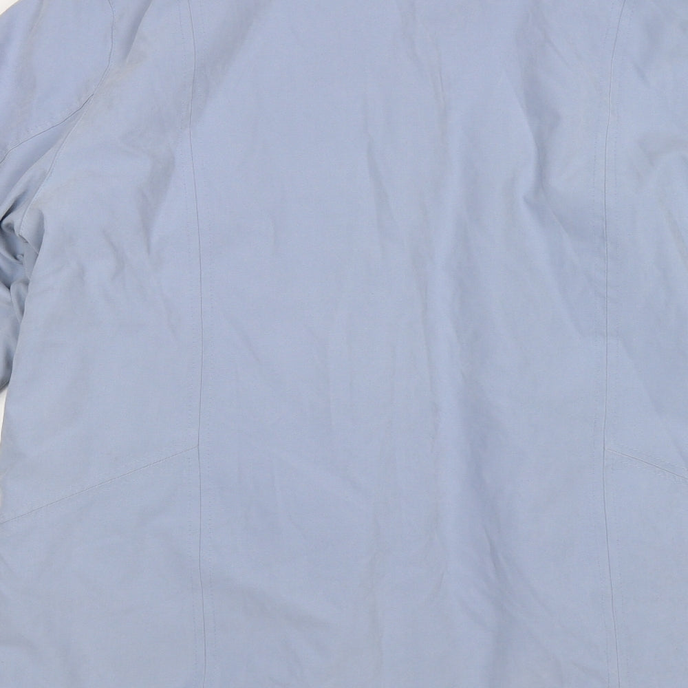 EWM Womens Blue   Windbreaker Coat Size 14