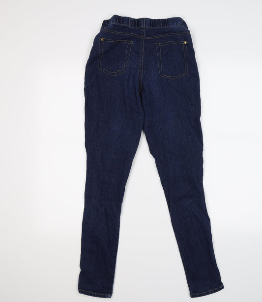 denim co Womens Blue  Denim Jegging Leggings Size 10 L28 in