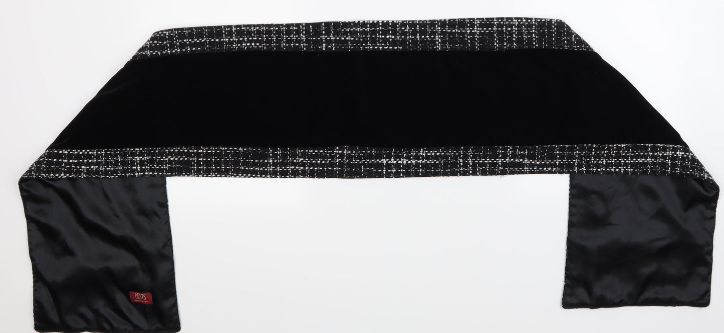 Dents  Black Check   Scarf