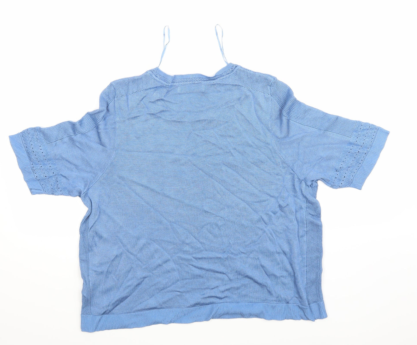 Marks and Spencer Womens Blue   Pullover Jumper Size 20