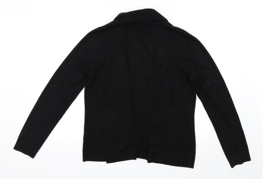 BHS Womens Black   Cape Jumper Size 14