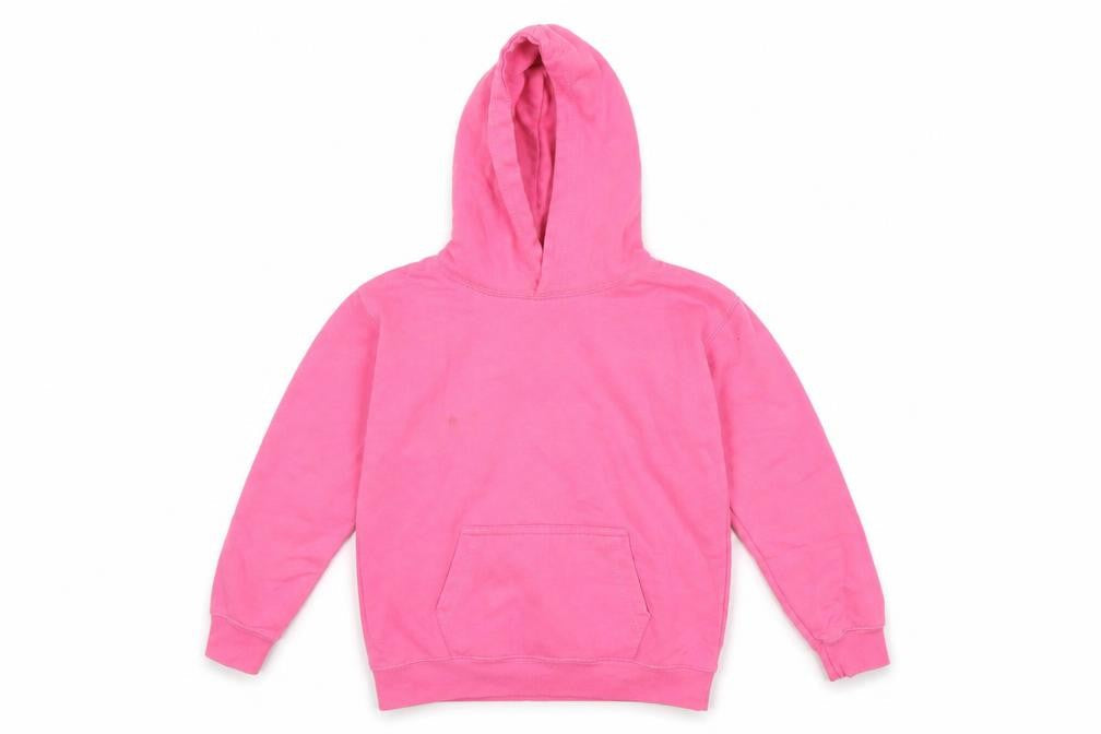 Awdis Girls Pink   Pullover Hoodie Size 7-8 Years