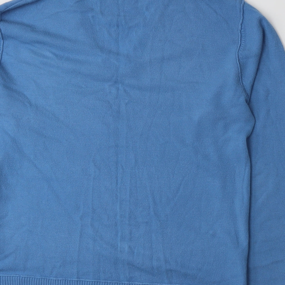 Preworn Mens Blue  Knit Pullover Jumper Size L