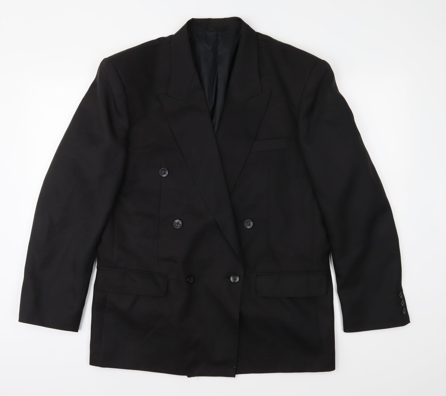 Andre Cori Mens Black   Jacket Suit Jacket Size 40