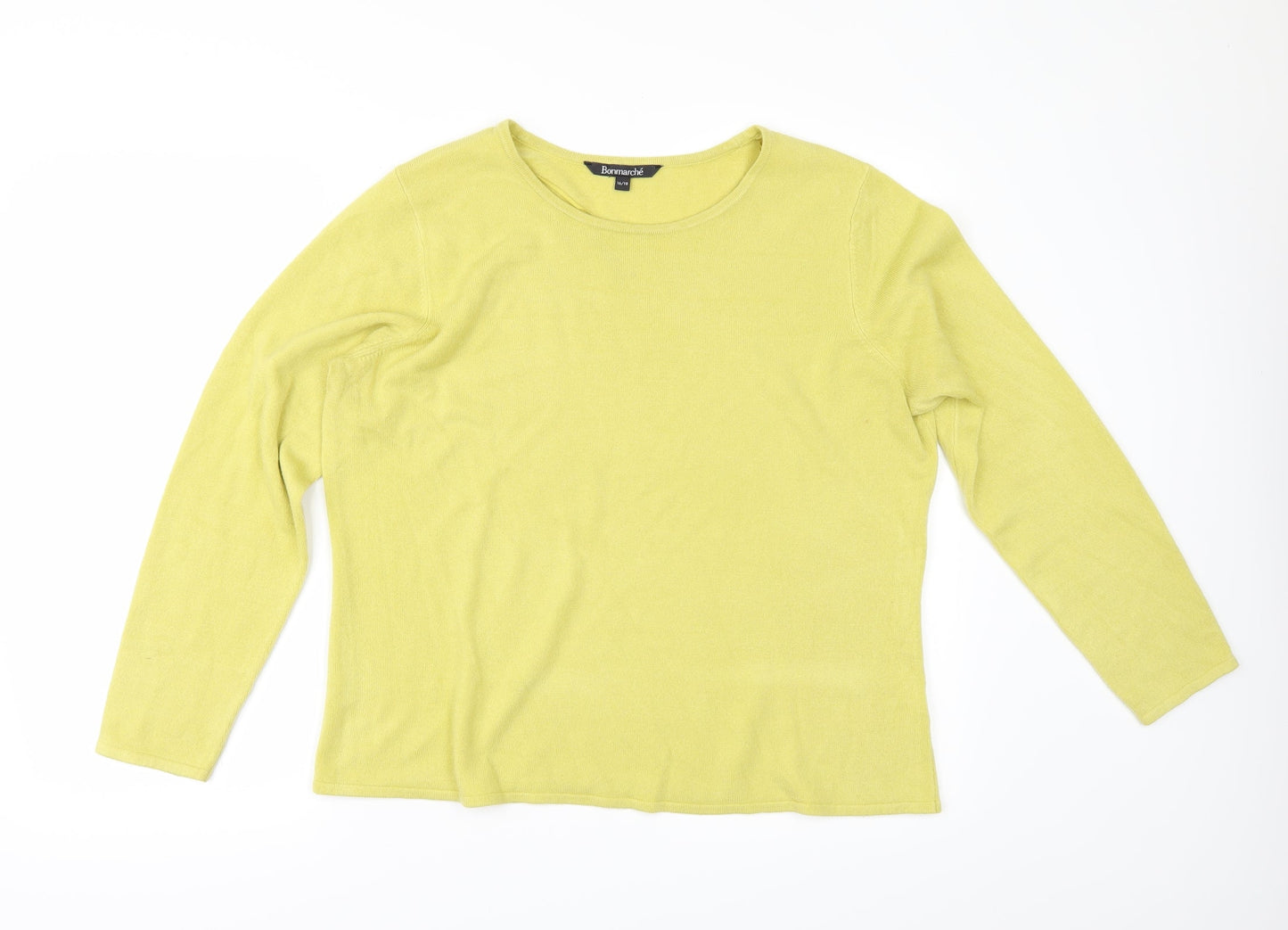 Bonmarché Womens Green   Pullover Jumper Size 18