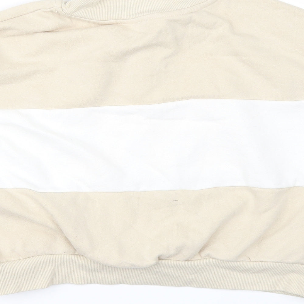 H&M Girls Beige   Pullover Sweatshirt Size 11-12 Years