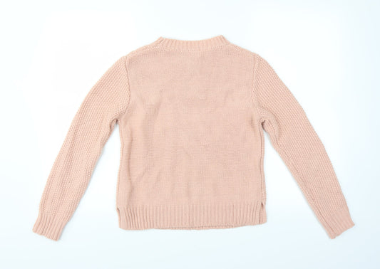 Oasis Womens Pink   Pullover Jumper Size S
