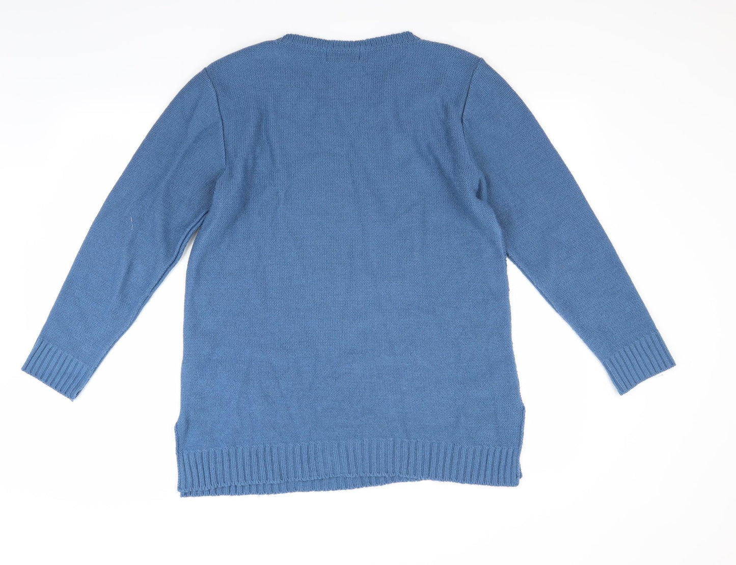 Afibel Womens Blue   Pullover Jumper Size 14