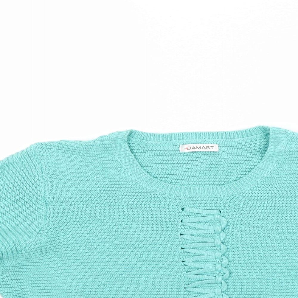 Damart Womens Green   Pullover Jumper Size 16