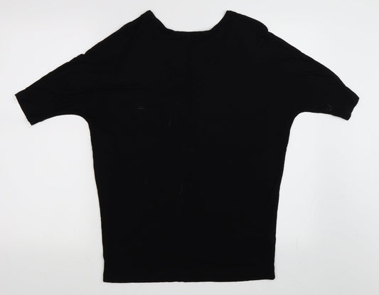 Studio W Womens Black   Basic T-Shirt Size S