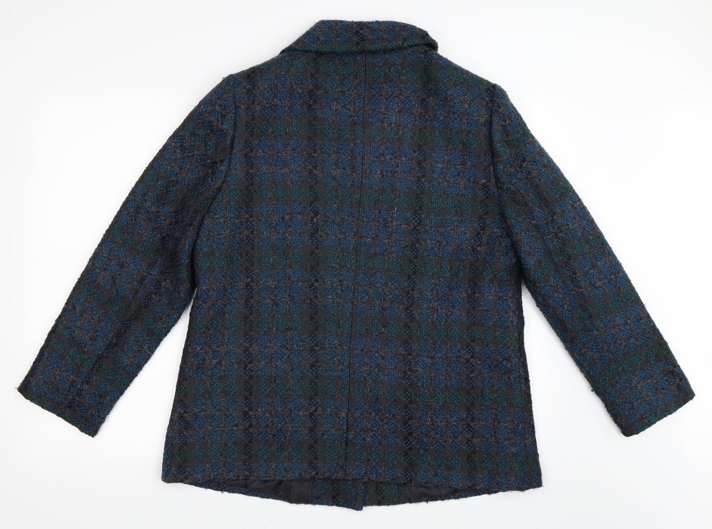 EWM Womens Blue   Overcoat Coat Size 14
