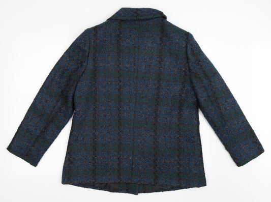 EWM Womens Blue   Overcoat Coat Size 14