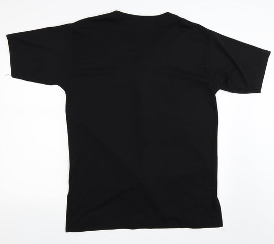 Preworn Womens Black   Basic Button-Up Size XL
