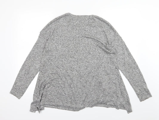 Papaya Womens Grey  Knit Pullover Jumper Size 12