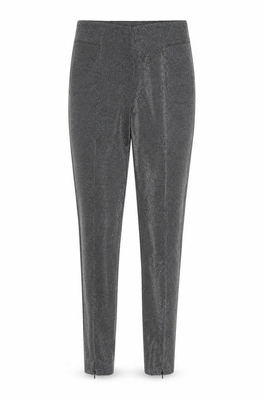 H&M Womens Silver   Trousers  Size 10 L30 in