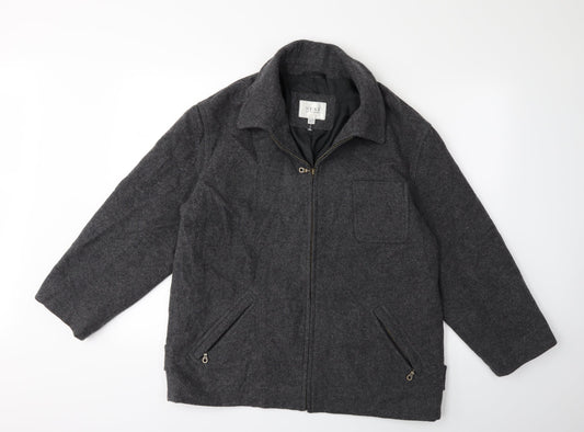 NEXT Womens Grey   Jacket Coat Size M