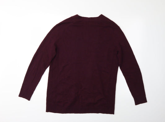 Gap Womens Red  Knit Cardigan Jumper Size M