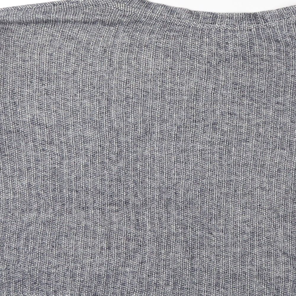 New Look Womens Blue  Knit Pullover Jumper Size 10
