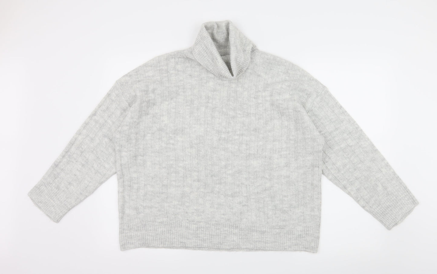 George Womens Grey  Knit Pullover Jumper Size M