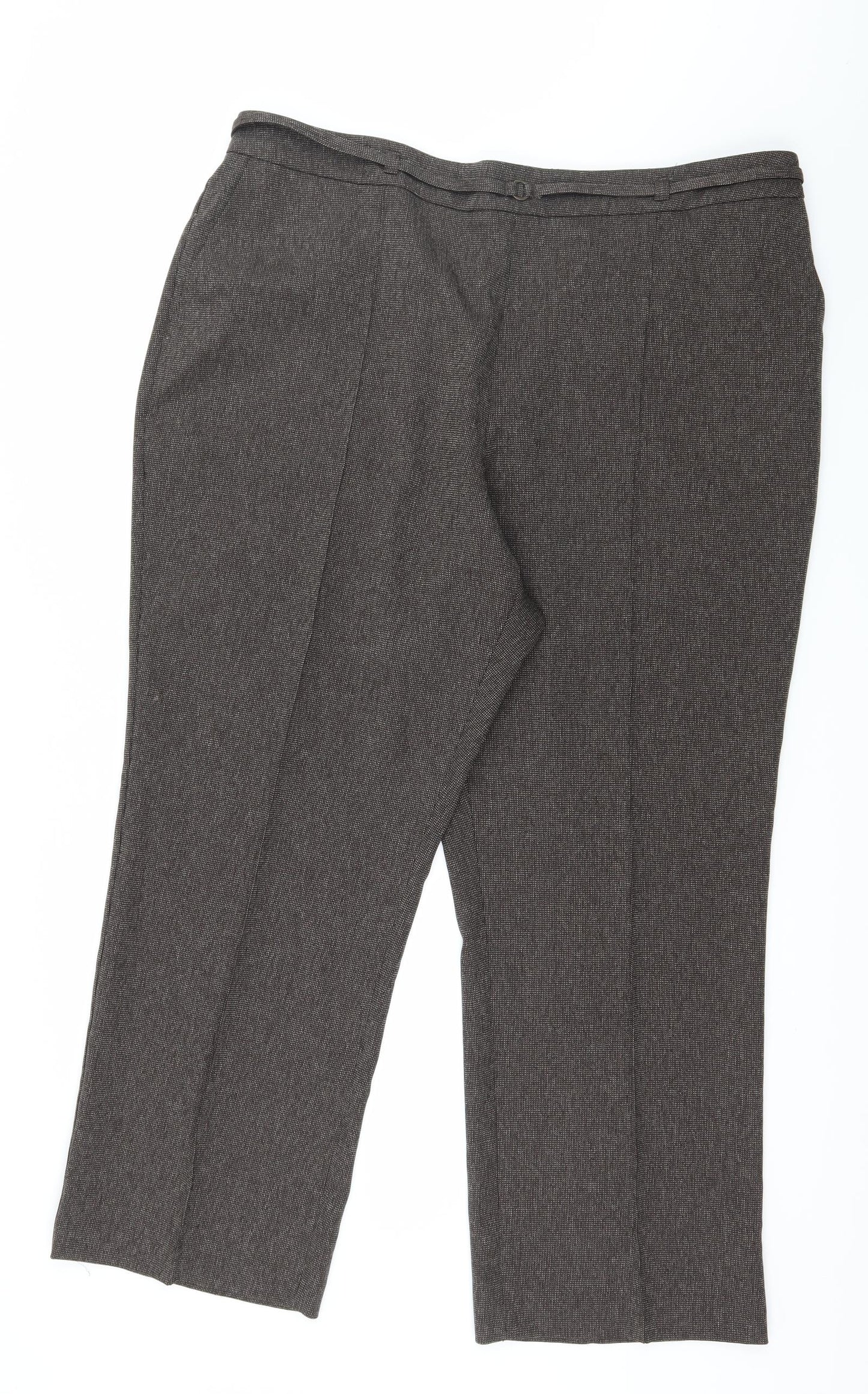BHS Womens Brown   Trousers  Size 20 L28 in