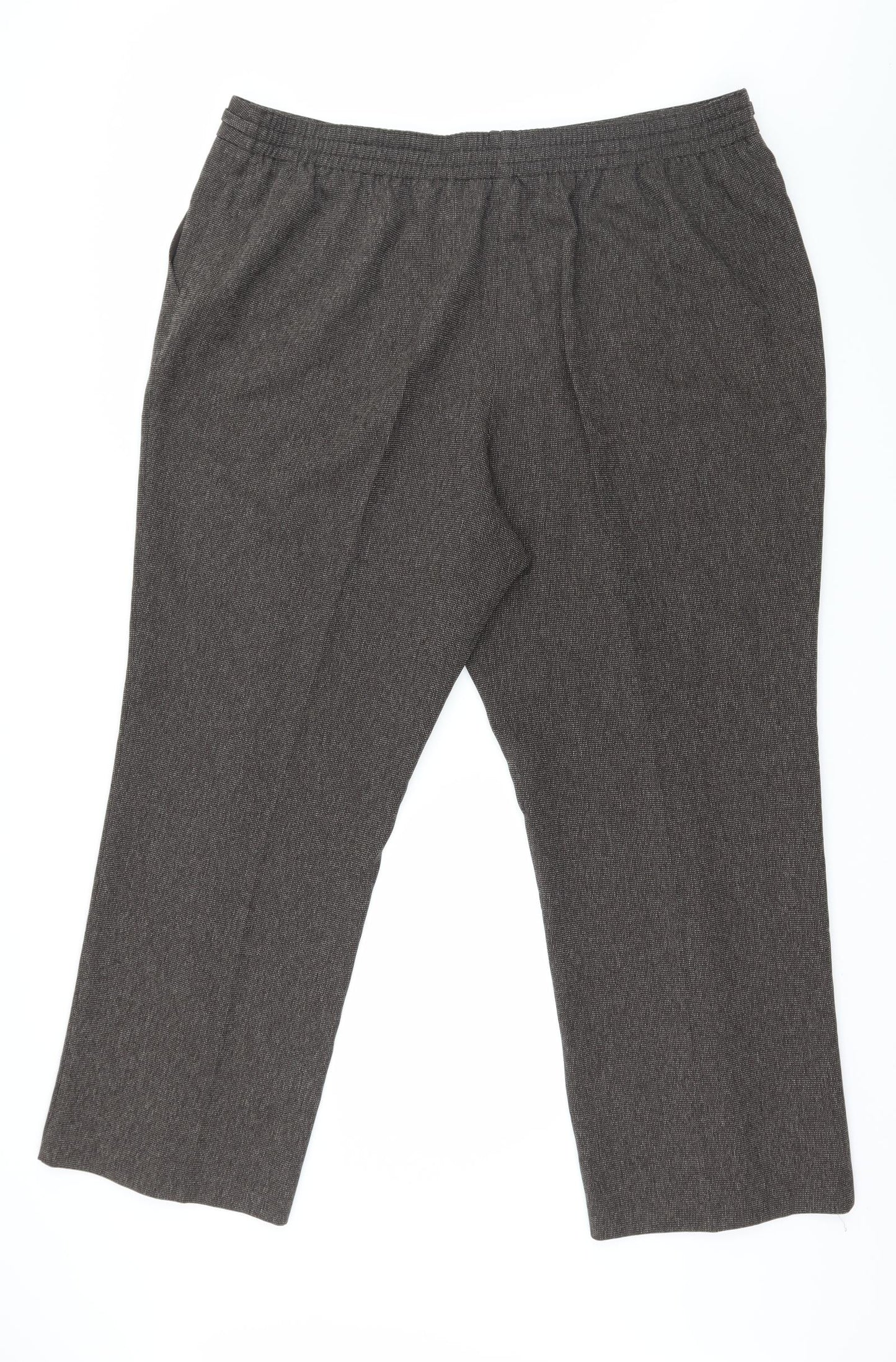 BHS Womens Brown   Trousers  Size 20 L28 in