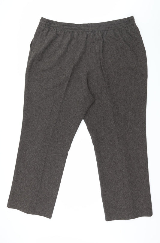BHS Womens Brown   Trousers  Size 20 L28 in