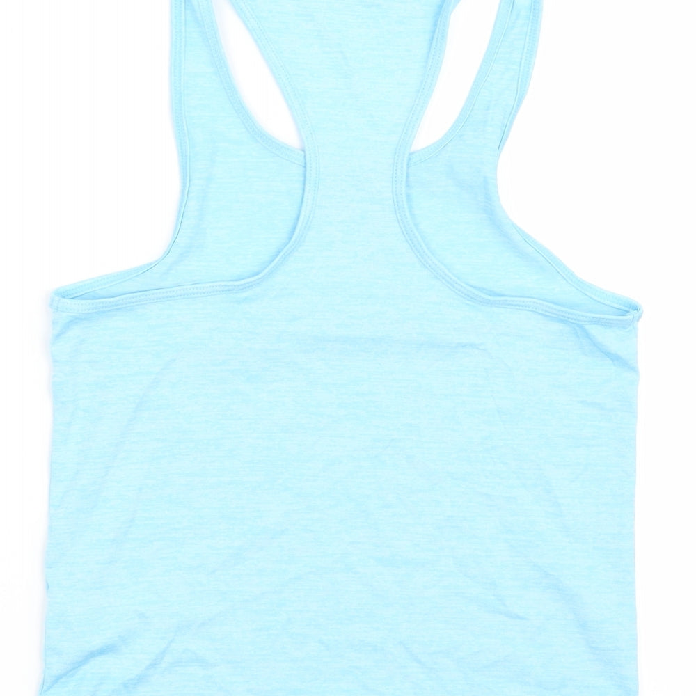USA Pro Girls Blue   Basic T-Shirt Size 7-8 Years