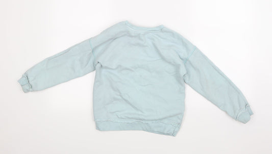 George Girls Blue   Pullover Sweatshirt Size 8-9 Years