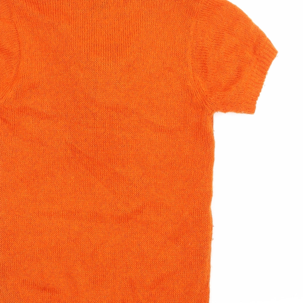 H&M Womens Orange   Pullover Jumper Size 10