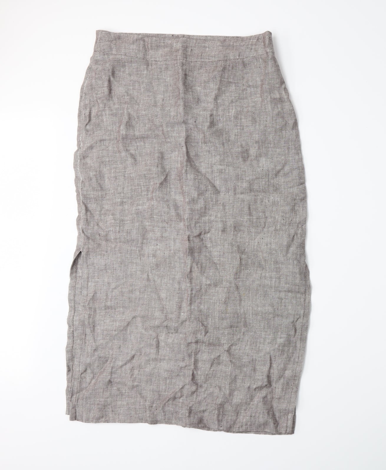 Racing Green Womens Beige   A-Line Skirt Size 12