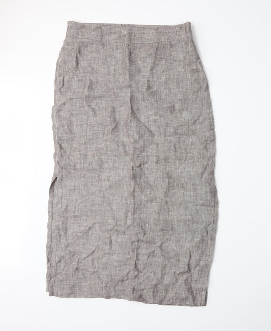 Racing Green Womens Beige   A-Line Skirt Size 12