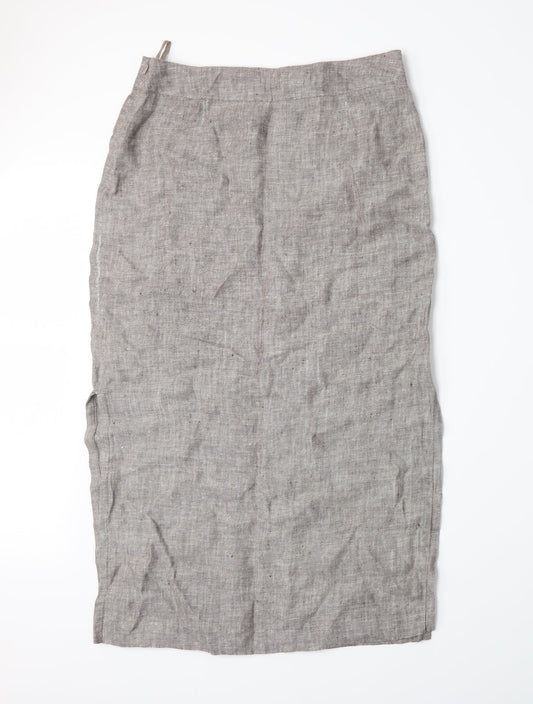 Racing Green Womens Beige   A-Line Skirt Size 12