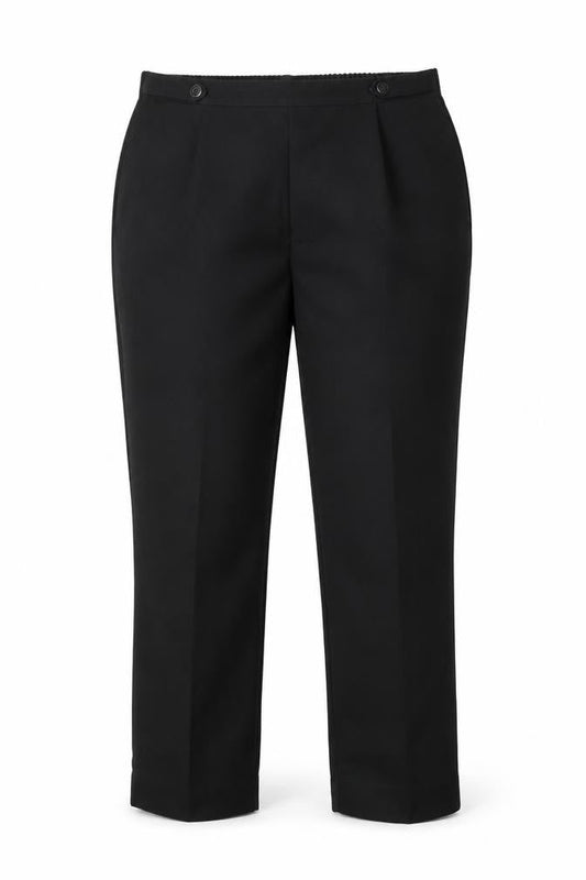 BM Womens Black   Trousers  Size 12 L25 in