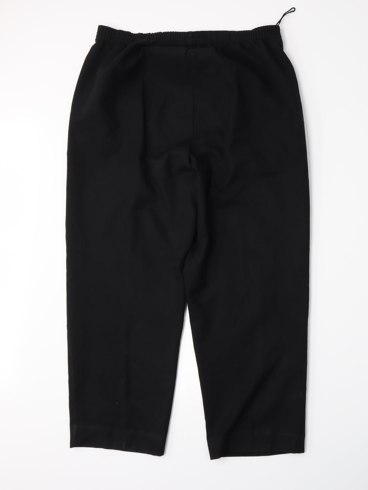 BM Womens Black   Trousers  Size 12 L25 in