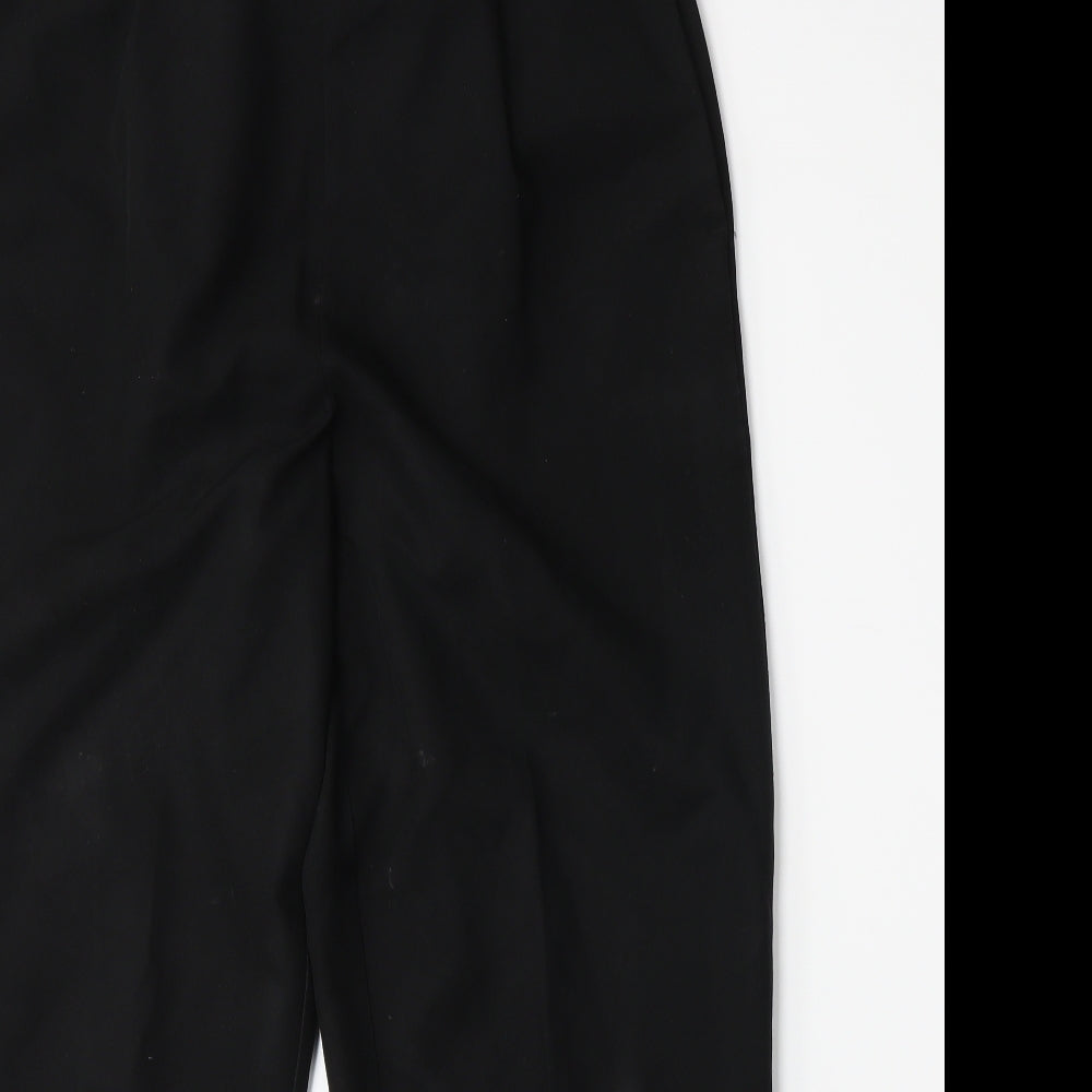BM Womens Black   Trousers  Size 12 L25 in