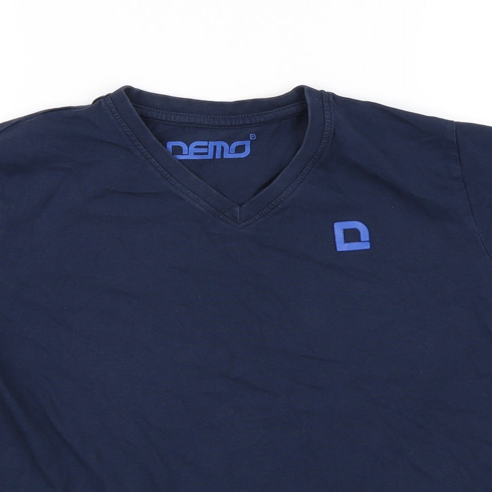 Demo Boys Blue   Basic T-Shirt Size 11-12 Years
